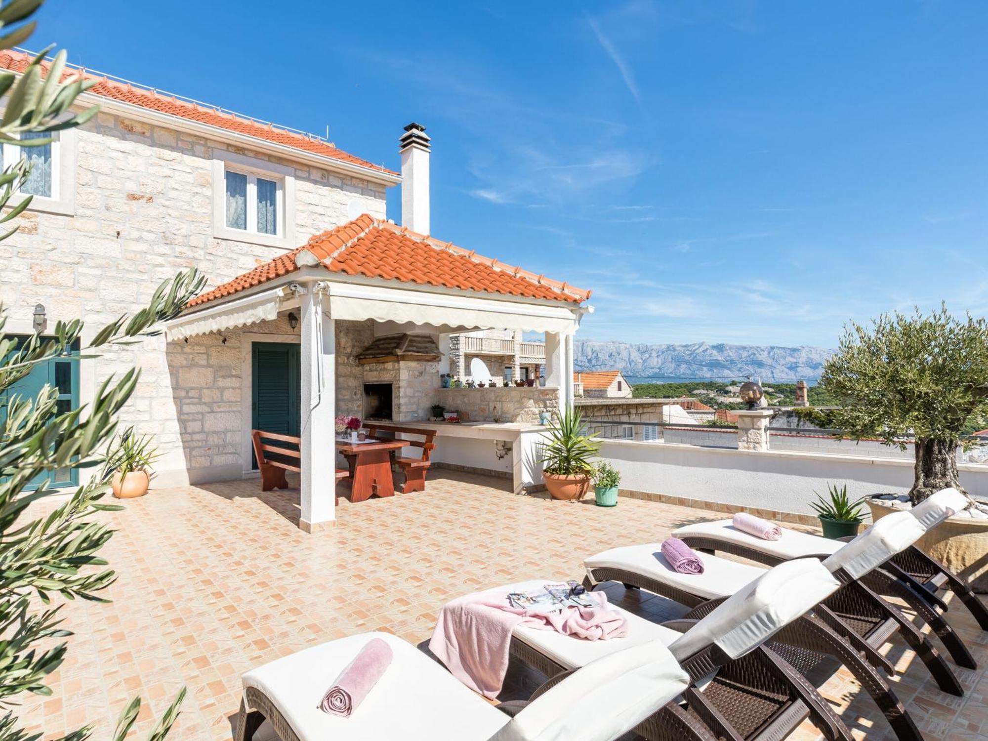 Luxurious Villa In Selca With Pool Dış mekan fotoğraf